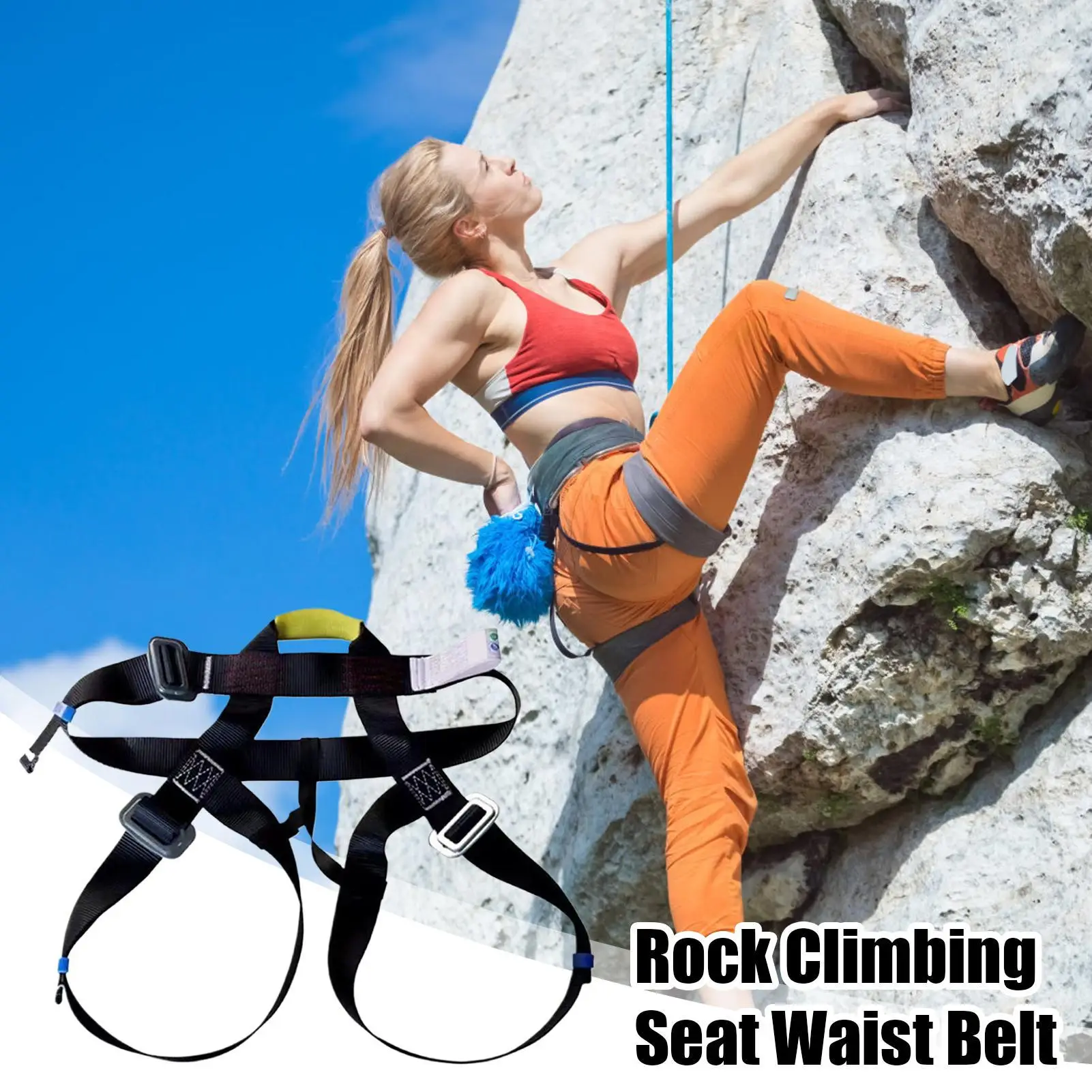 Arnês de escalada ajustável UIAA/CE - Imagem 2