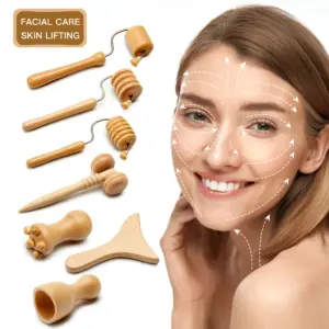 massageador facial maderoterapia de madeira