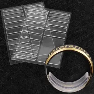 ajustador de anel silicone transparente