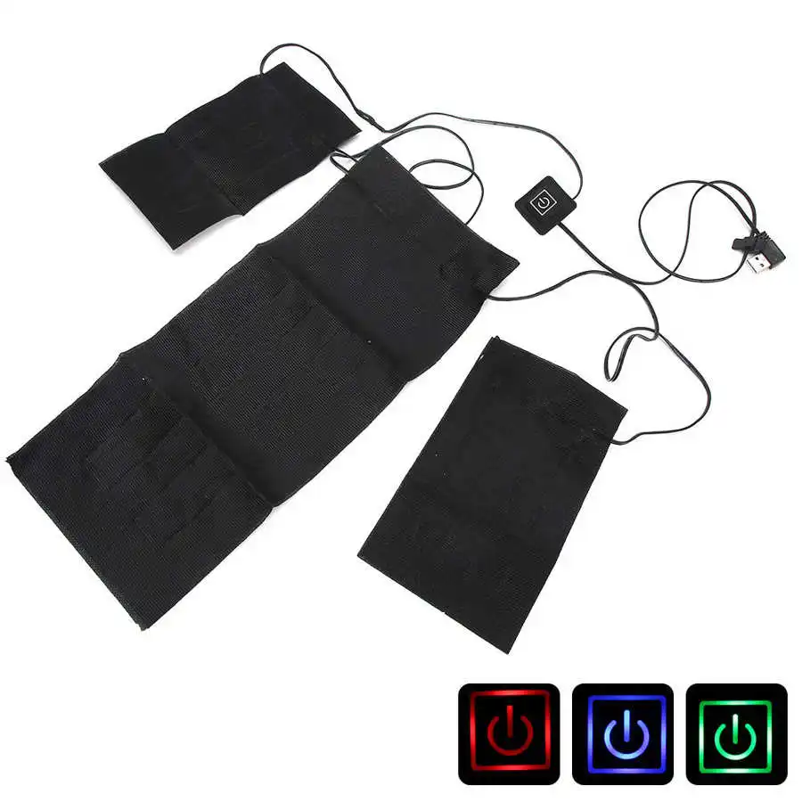 Almofada de Aquecimento USB de Fibra de Carbono para Roupas - Imagem 3