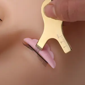 escova lash lift pente aço inoxidável