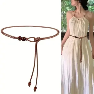 cinto fino ajustável feminino