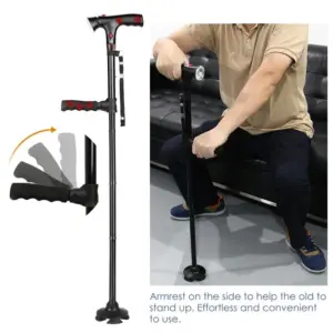 bengala dobrável com led