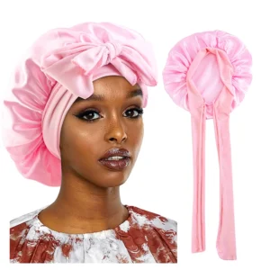 touca de cetim para cabelo