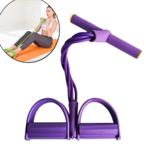 tubo elástico yoga pedal