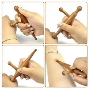 bastão de massagem ponto de acupuntura
