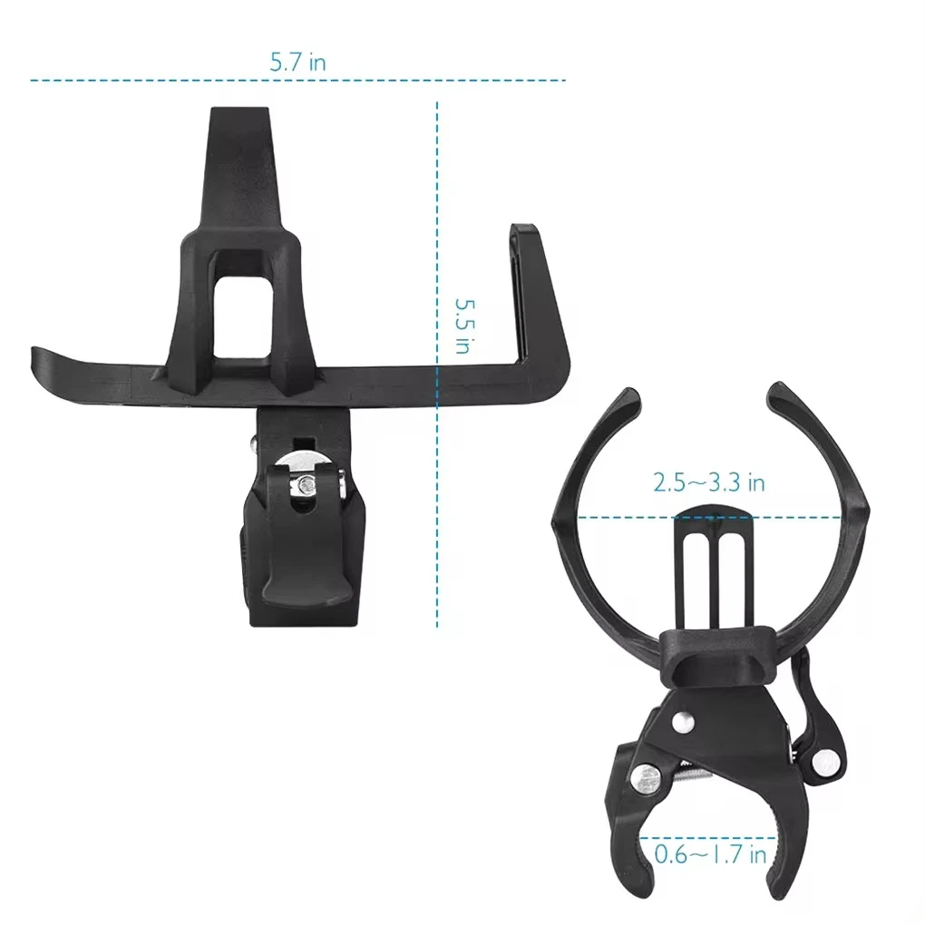Suporte de Garrafa de Bicicleta Giratório Plástico-Aço - Imagem 5