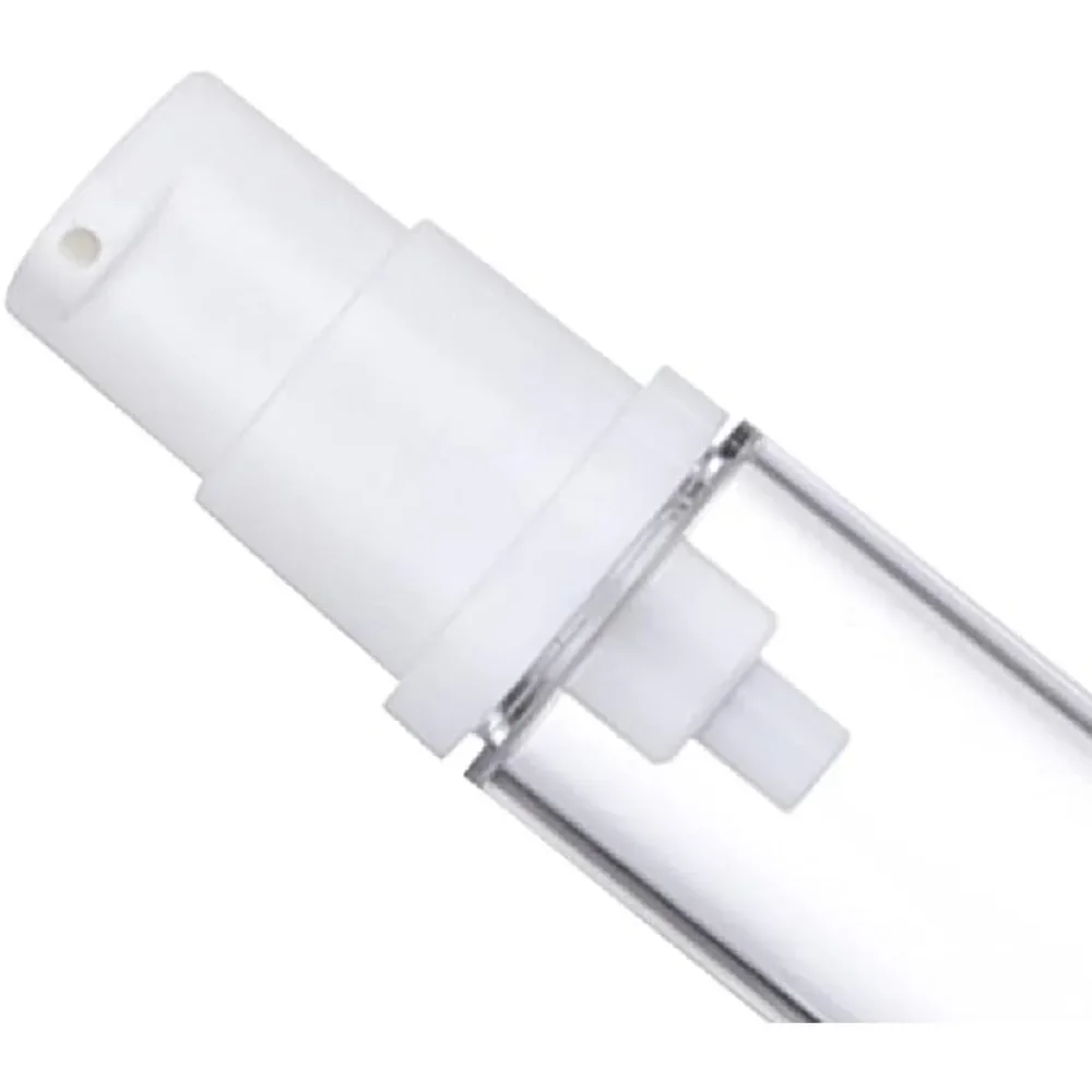 Frasco Vazio Loção Pump Airless Plástico Translúcido 5 ml - Imagem 2