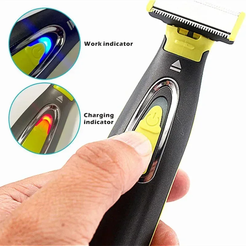 Barbeador elétrico rotativo lavável recarregável 60 min - Imagem 2