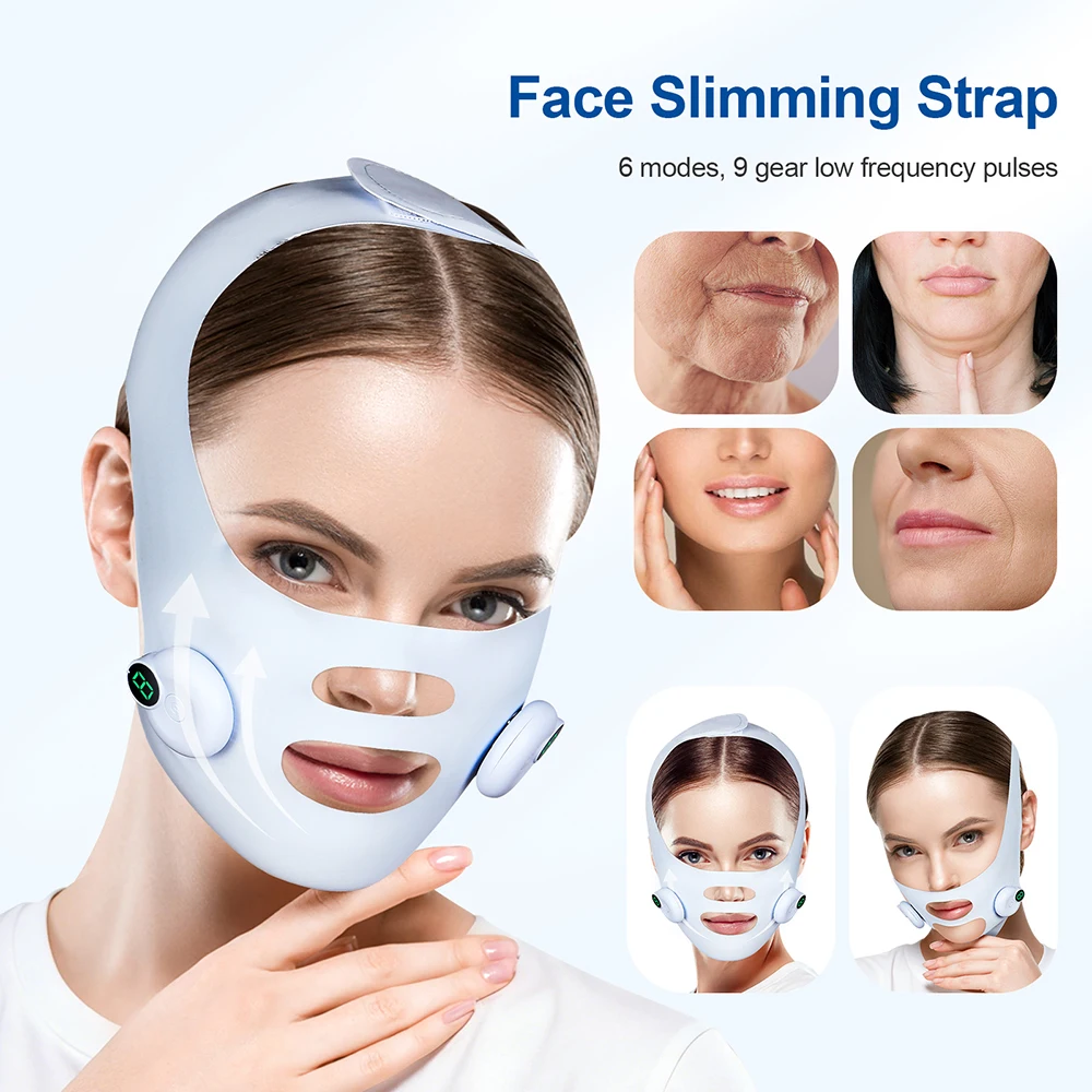 faixa elétrica facial modeladora em v