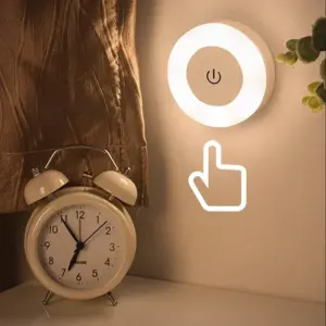 luz noturna led toque