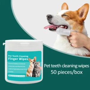 toalhetes para dentes de cachorro