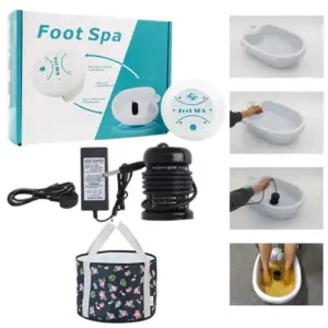 massageador de pés elétrico dobrável