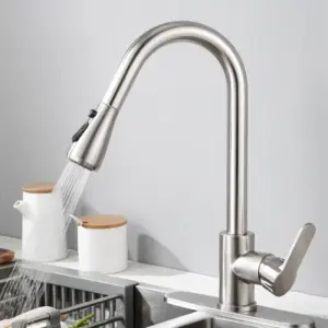 torneira de cozinha aço inox 304
