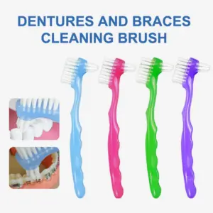 escova para dentadura dupla face