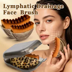 escova facial para contorno linfático