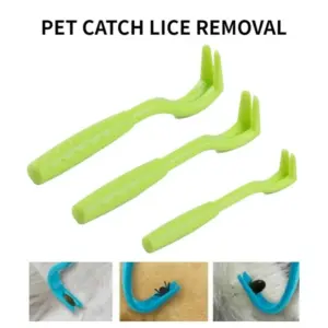 conjunto removedor de carrapatos e pulgas para pets