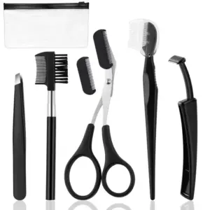 kit aparar sobrancelhas 5 peças