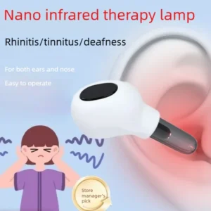 dispositivo terapia luz infravermelha auricular