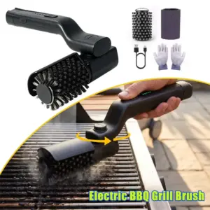 escova elétrica rotativa para churrasqueira