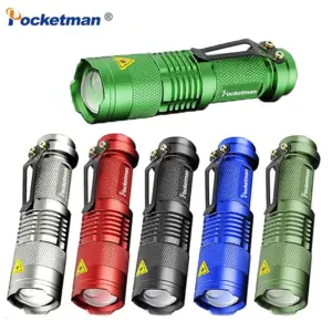 lanterna led de bolso com zoom