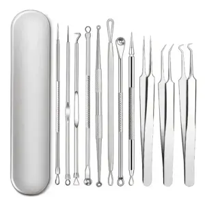 kit extrator de cravos e pelos encravados