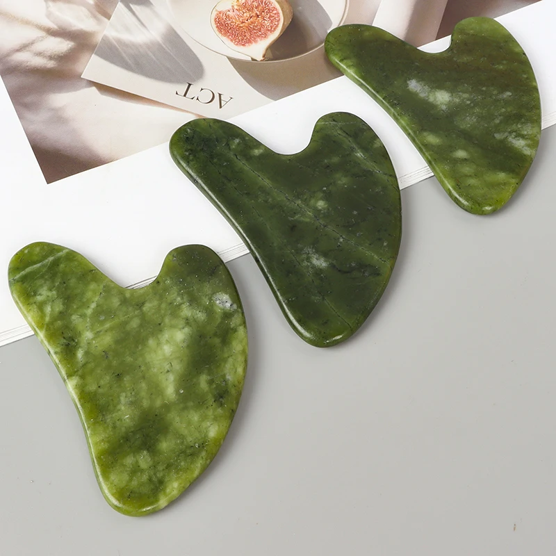 Ferramenta Gua Sha de Jade Helu Coração - Imagem 6