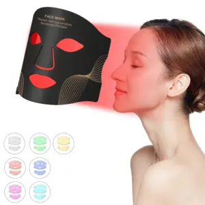 máscara facial de led 7 cores