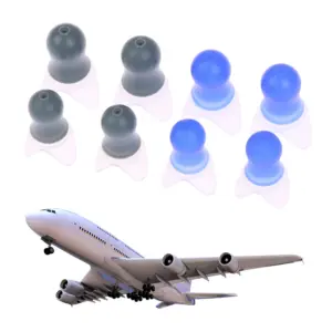 tampão de ouvido silicone para voo