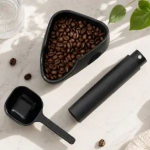 copo dosador de silicone para café