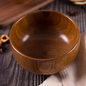 tigela de madeira de jujuba azeda