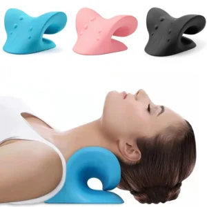 travesseiro cervical eva azul