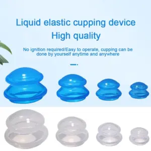 copo de silicone para massagem facial