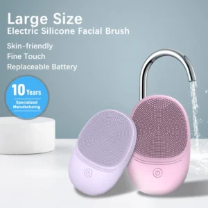 escova de limpeza facial elétrica
