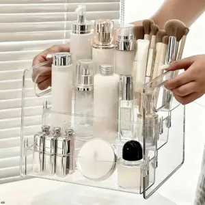 caixa organizadora de cosméticos acrílico
