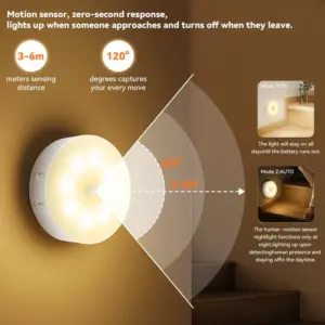 luz noturna inteligente com sensor