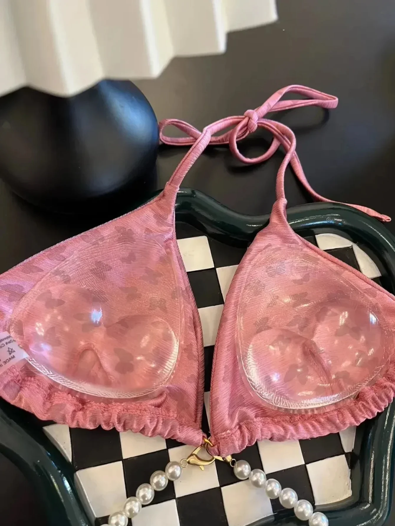Almofada de Peito Triângulo Silicone Autoadesiva - Imagem 6