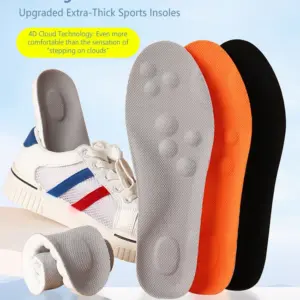 palmilhas esportivas de látex