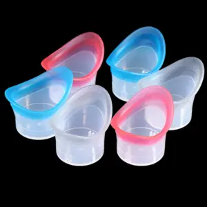 copo de silicone para lavagem ocular