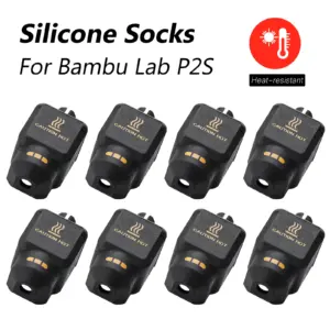 capa de silicone bico hotend bambu lab p2s