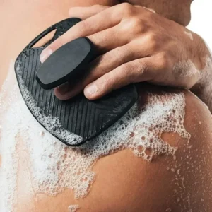 escova de limpeza corporal de silicone