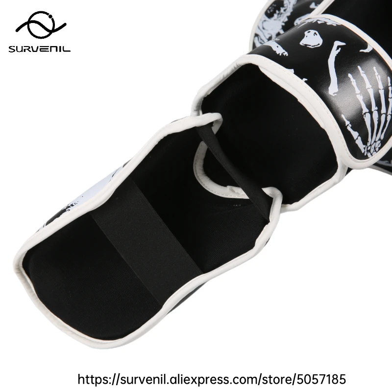 Caneleira Muay Thai Kickboxing Protetor Perna e Peito do Pé - Imagem 4
