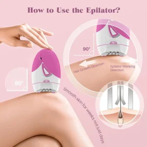 depilador elétrico recarregável corporal
