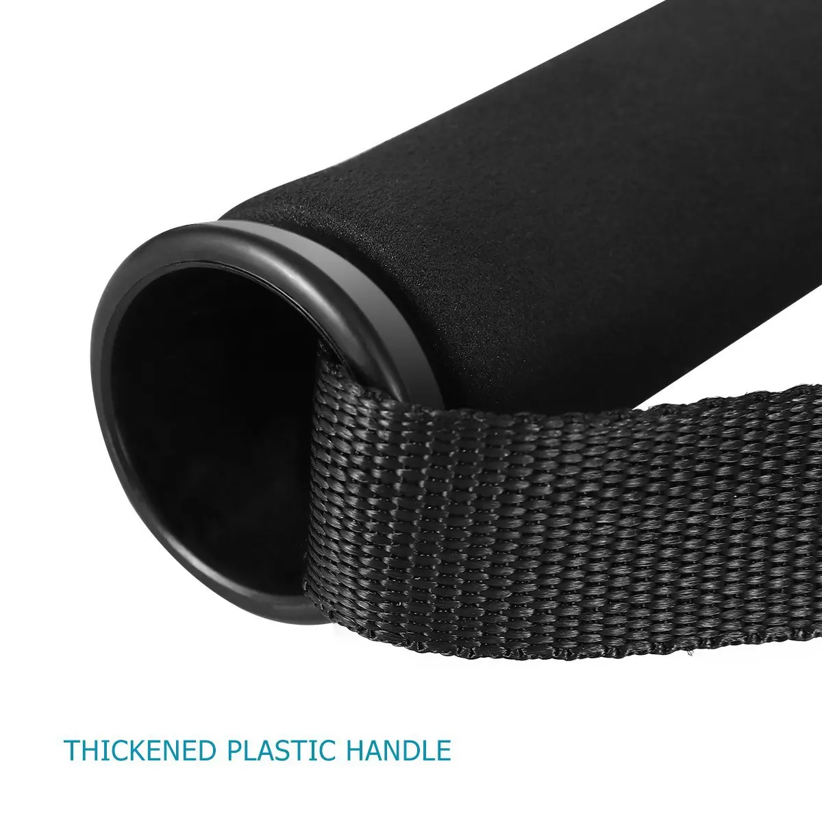 Faixa de Resistência com Alças Fitness Ginásio Antiderrapante - Imagem 5