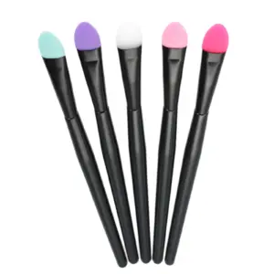 kit pincéis de sombra de silicone
