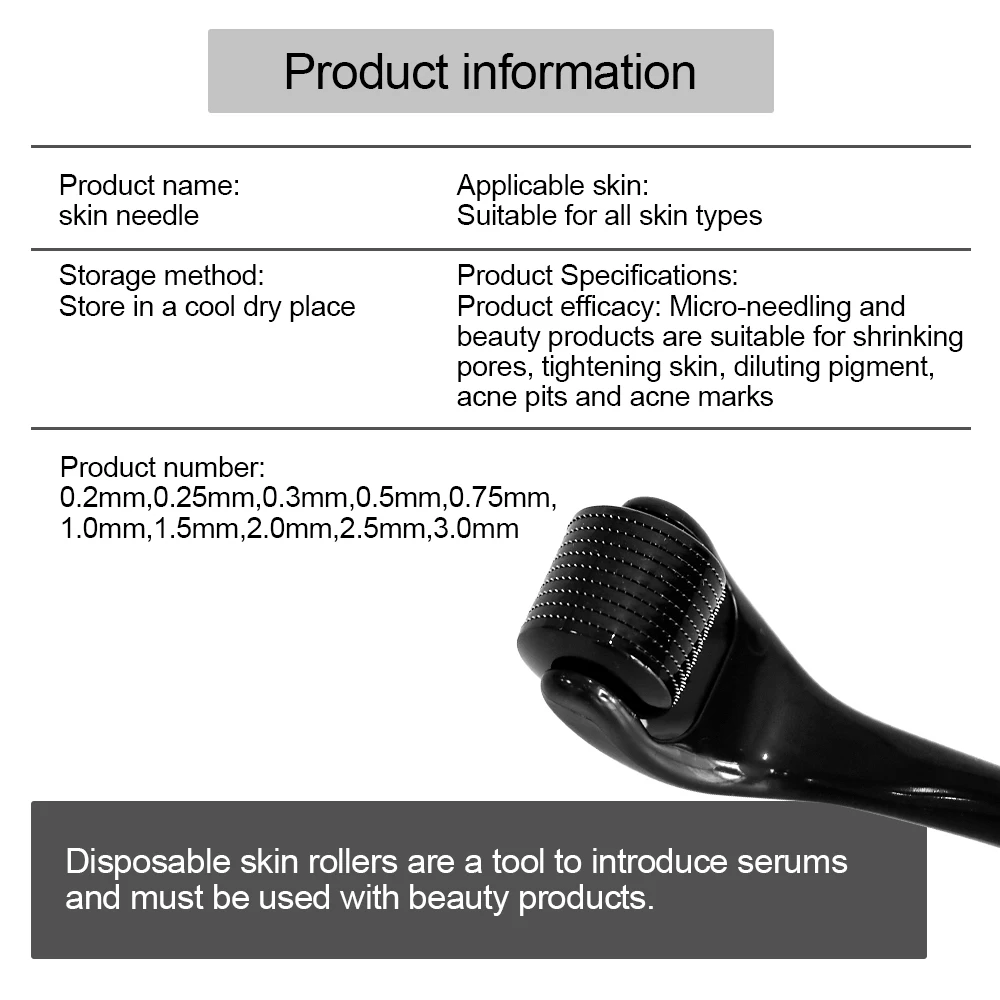 Roller Facial DRS 540 Titânio 0.2 mm para Cuidado da Pele - Imagem 5