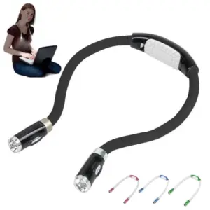 luz led de pescoço para leitura