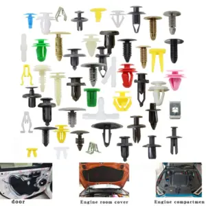 kit de clipes fixadores de parafusos para carro