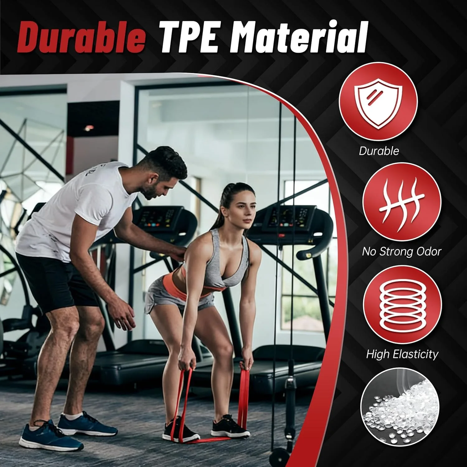 Faixas de Resistência para Exercícios com 7 Níveis - Imagem 2