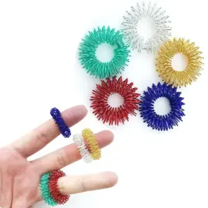 conjunto de anel de acupressão fidget